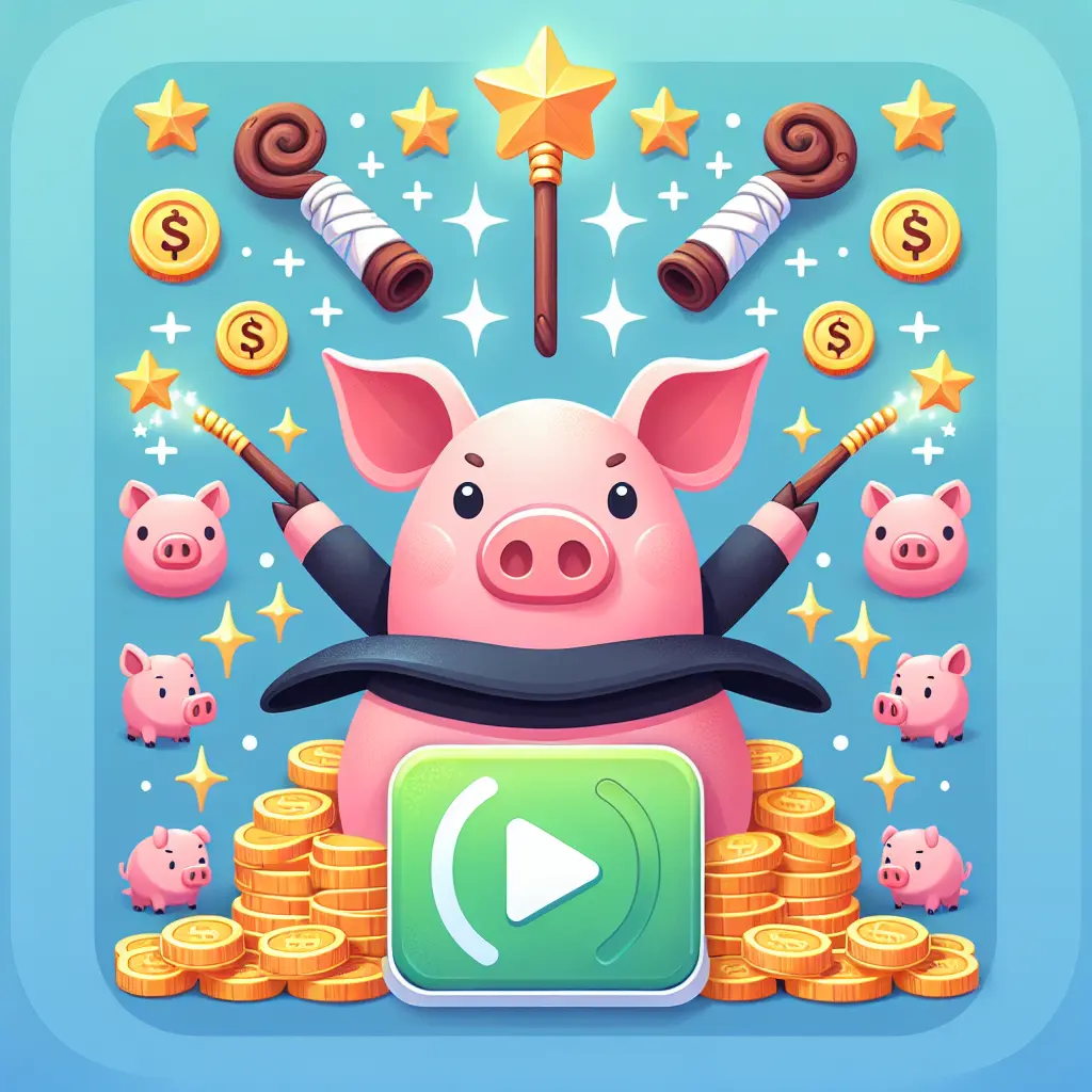 Piggy Prizes Wand of Riches slot game